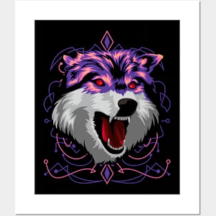 wolf stars Posters and Art